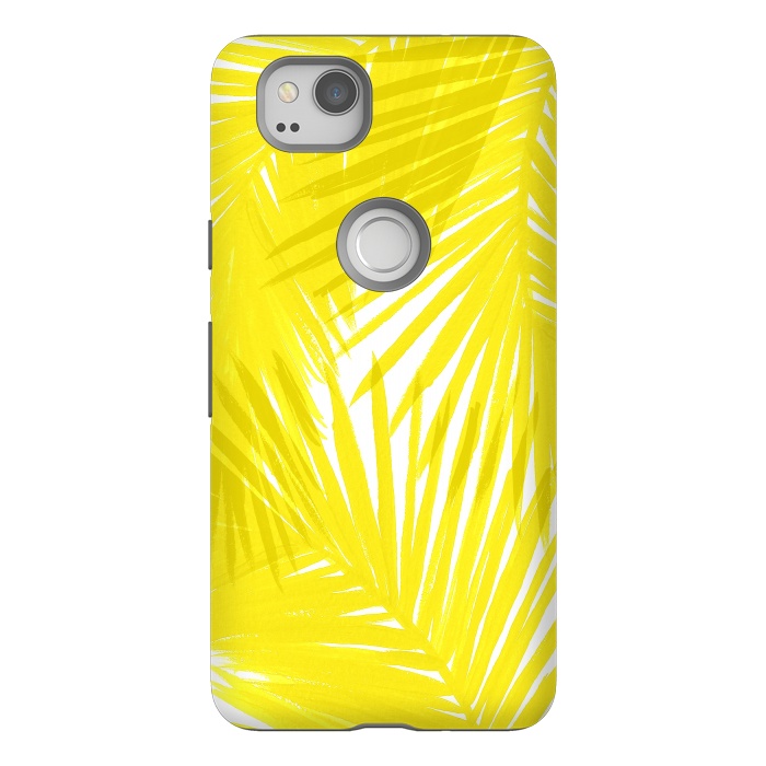 Pixel 2 StrongFit Yellow Palms by Caitlin Workman