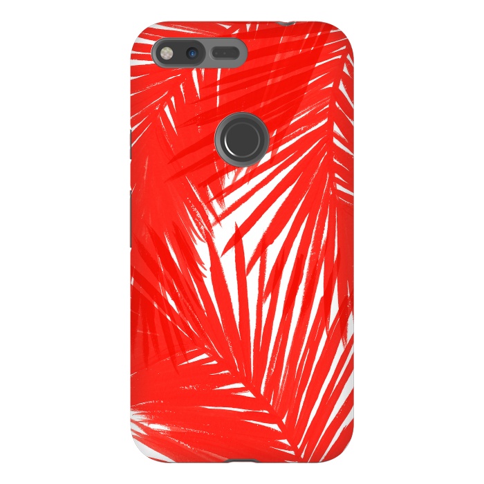 Pixel XL StrongFit Red Palms by Caitlin Workman