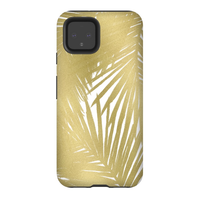 Pixel 4 StrongFit Gold Palms by Caitlin Workman