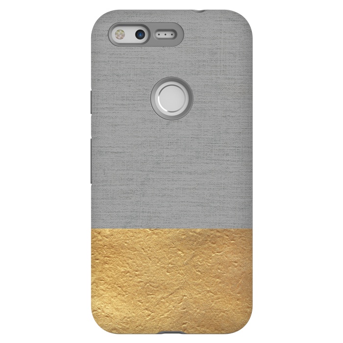 Pixel StrongFit Color Blocked Gold and Grey by Caitlin Workman