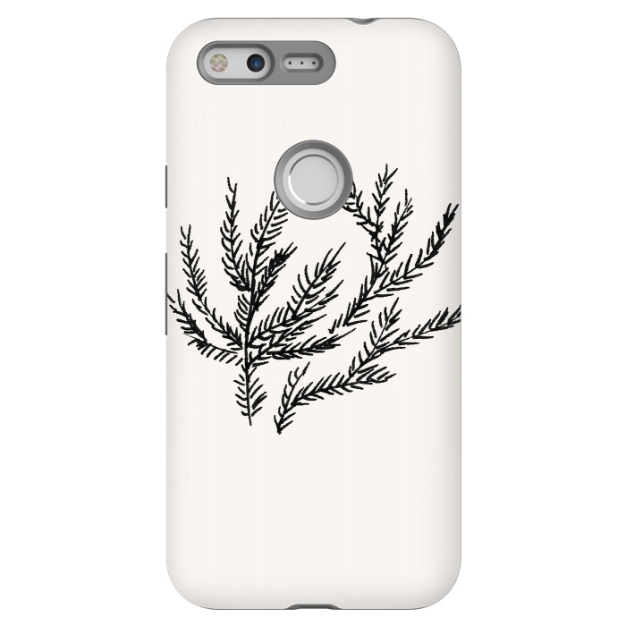 Pixel StrongFit Summer Coral Fern by Caitlin Workman
