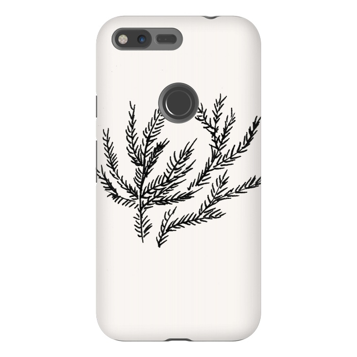 Pixel XL StrongFit Summer Coral Fern by Caitlin Workman