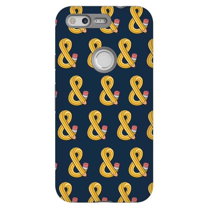 Pixel StrongFit Ampersand pencil pattern by Coffee Man
