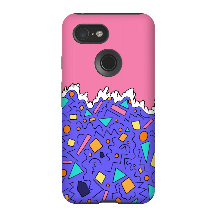 Pixel 3 StrongFit The Waves of Shapes by Steve Wade (Swade)