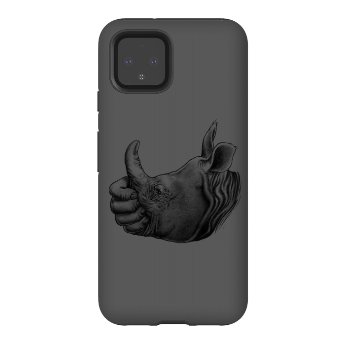 Pixel 4 StrongFit Horn Up by Branko Ricov
