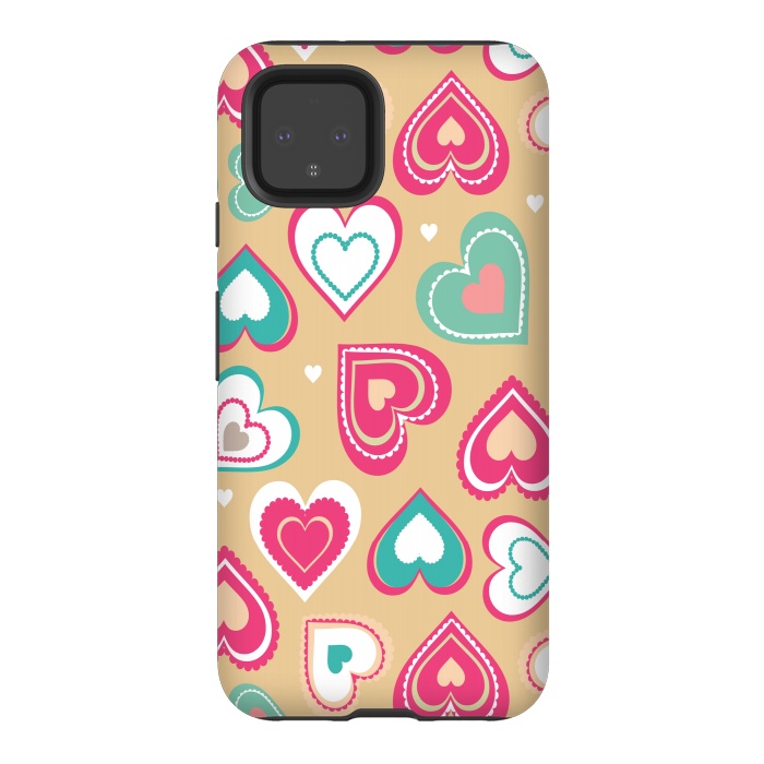 Pixel 4 StrongFit Love Hearts by Martina