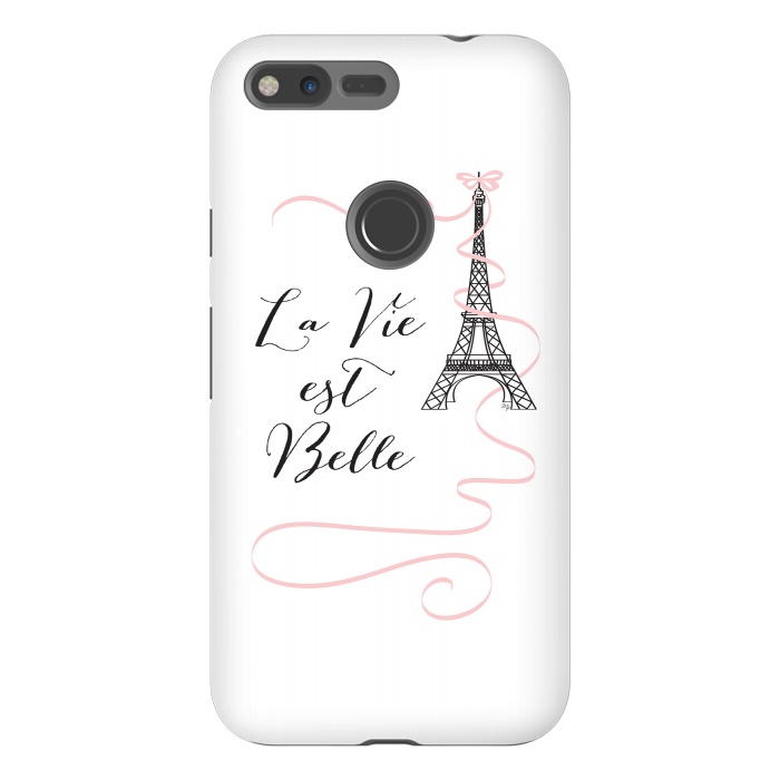 Pixel XL StrongFit Eiffel Tower Quote by Martina