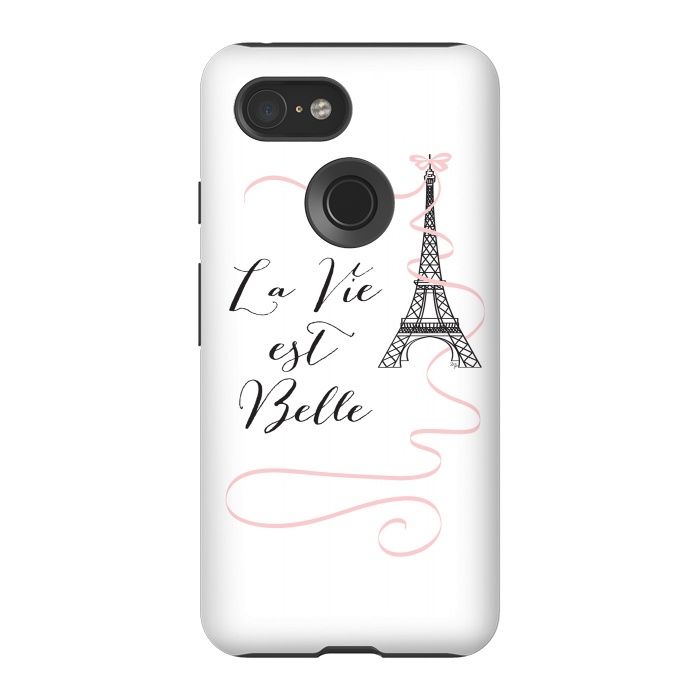 Pixel 3 StrongFit Eiffel Tower Quote by Martina