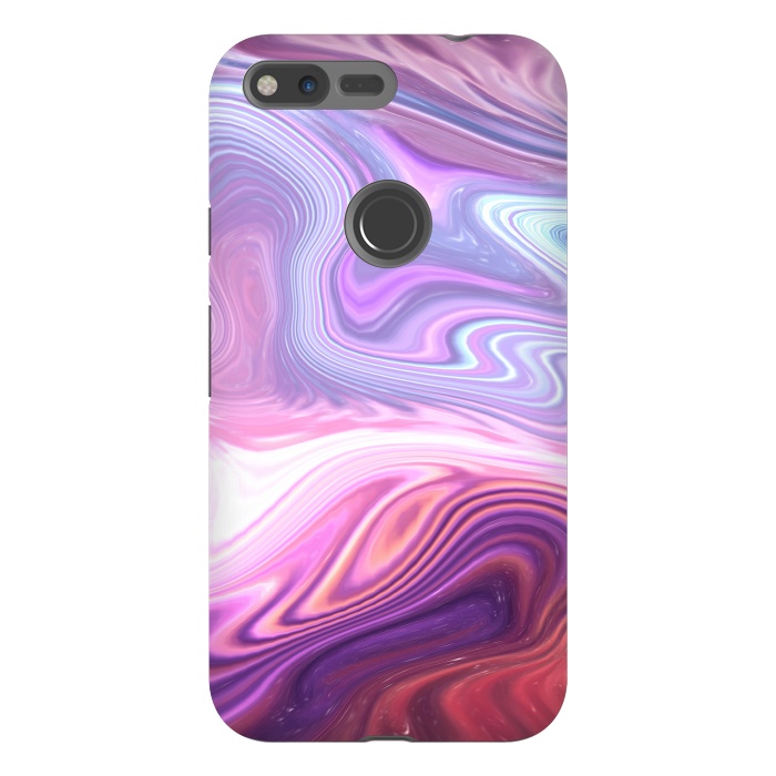 Pixel XL StrongFit Purple Marble by Martina