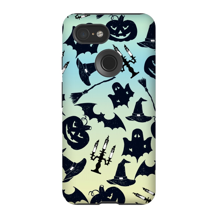 Pixel 3 StrongFit Spooky Halloween by Allgirls Studio