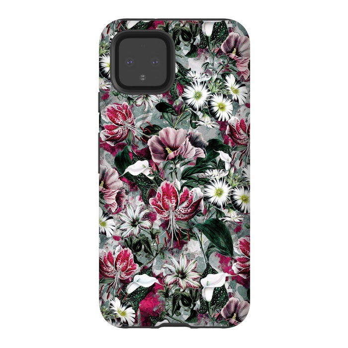Pixel 4 StrongFit Floral Spring by Riza Peker