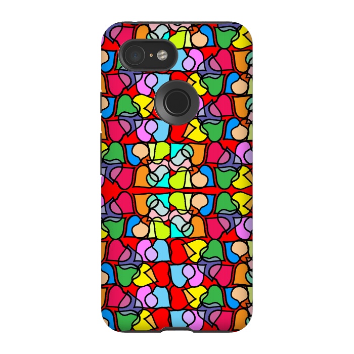 Pixel 3 StrongFit Love is All Around Us by Bettie * Blue