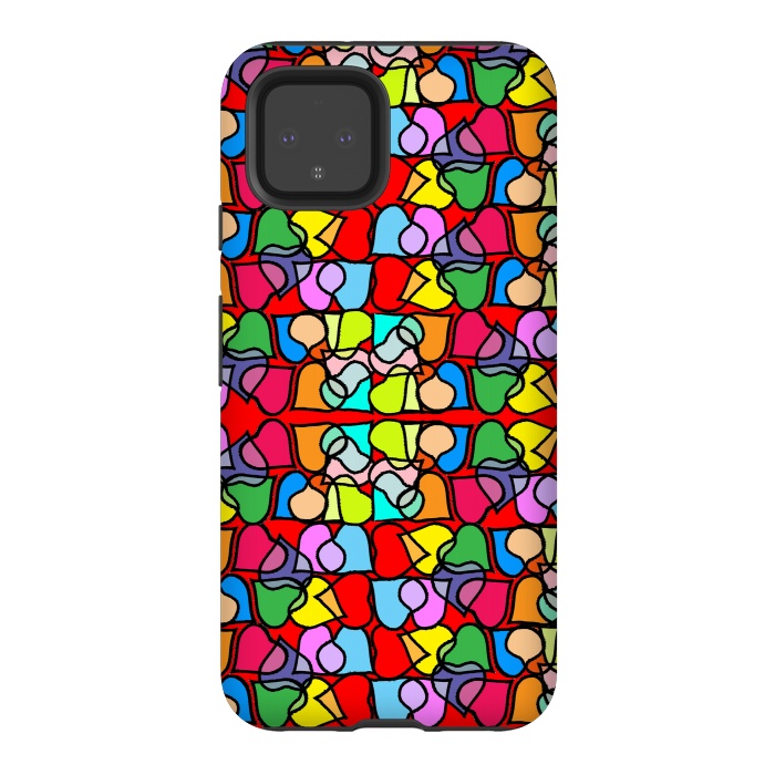 Pixel 4 StrongFit Love is All Around Us by Bettie * Blue