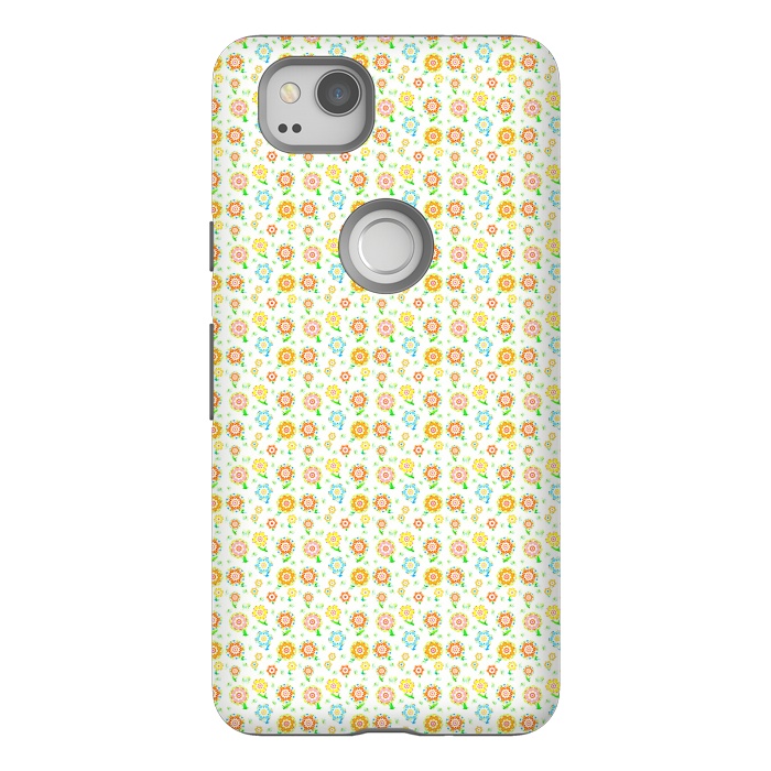 Pixel 2 StrongFit Tiny Sweeties by Bettie * Blue