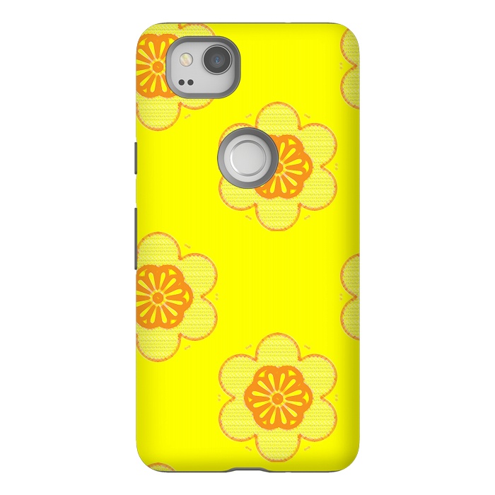 Pixel 2 StrongFit Flowerama by Bettie * Blue