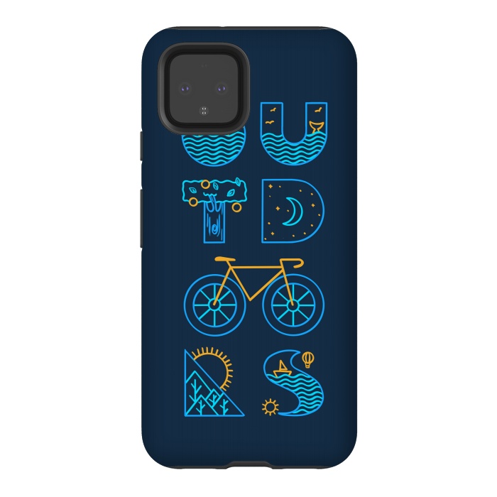 Pixel 4 StrongFit Outdoors by Coffee Man