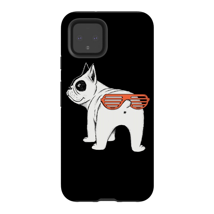 Pixel 4 StrongFit Dog second face by Coffee Man