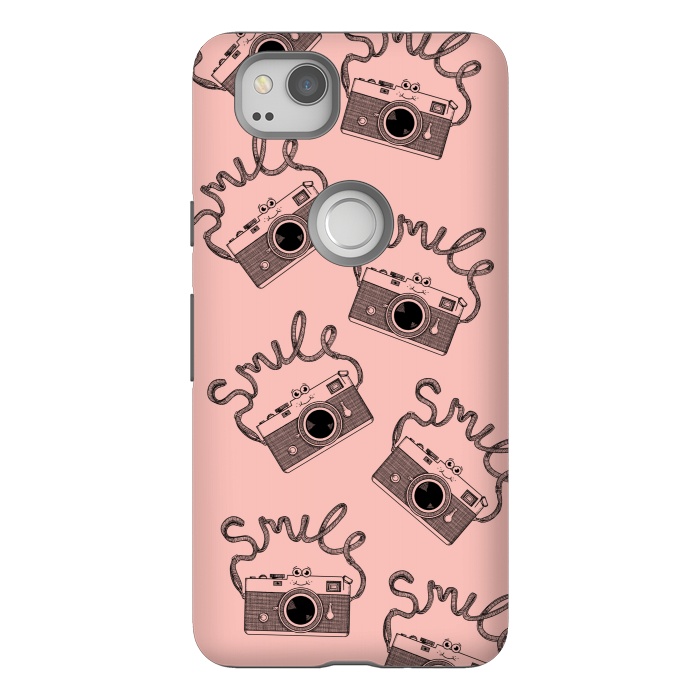 Pixel 2 StrongFit Smile pattern rose by Coffee Man