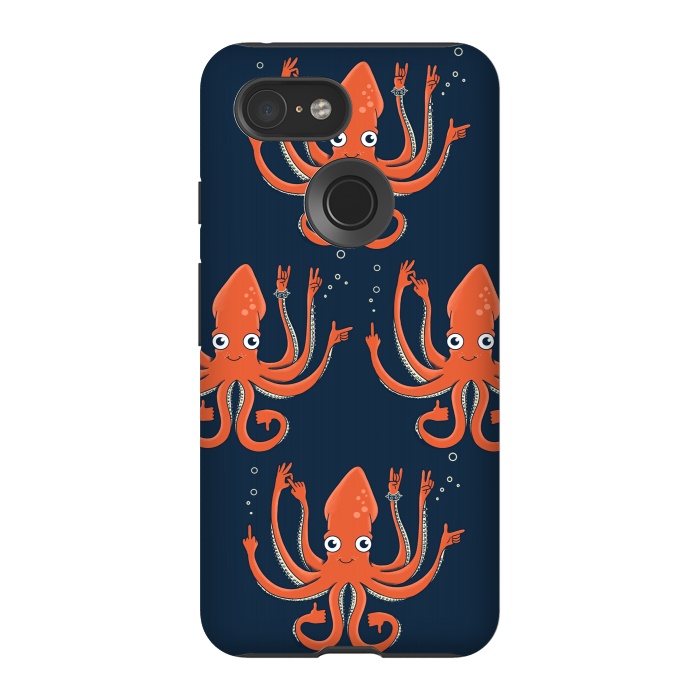 Pixel 3 StrongFit Signals Octopus  by Coffee Man