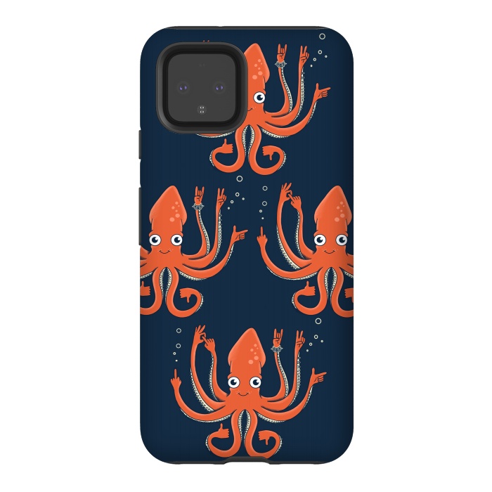 Pixel 4 StrongFit Signals Octopus  by Coffee Man