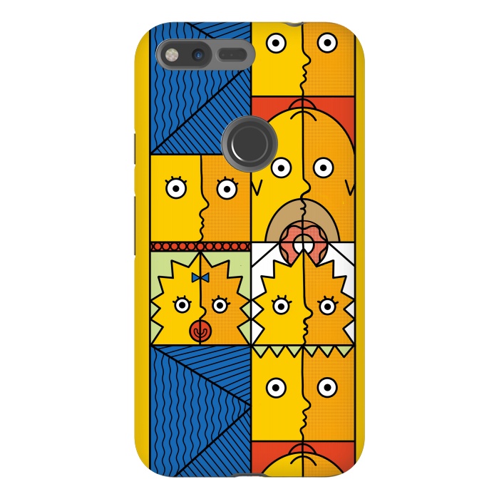 Pixel XL StrongFit Yellow Cubism by Coffee Man