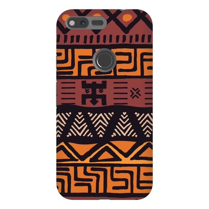 Pixel XL StrongFit Tribal ethnic geometric pattern 021 by Jelena Obradovic
