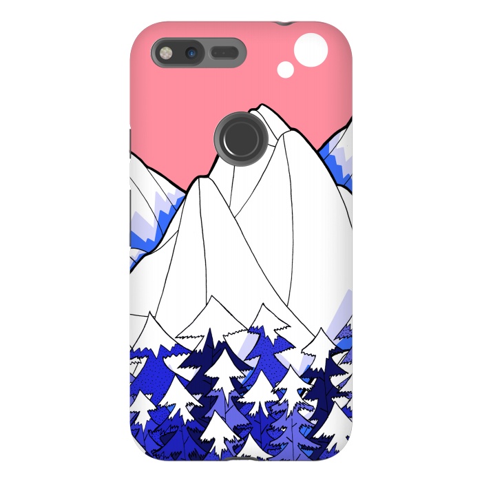 Pixel XL StrongFit The deep blue forests of the mountains by Steve Wade (Swade)