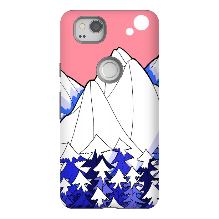 Pixel 2 StrongFit The deep blue forests of the mountains by Steve Wade (Swade)