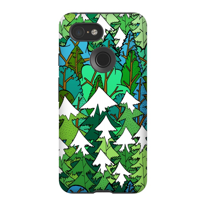 Pixel 3 StrongFit Winter's Forest by Steve Wade (Swade)