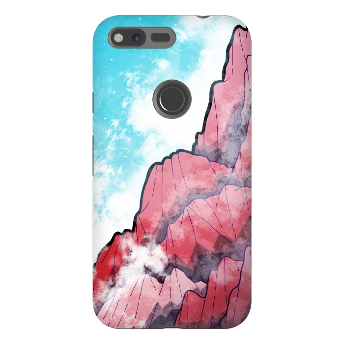 Pixel XL StrongFit The Misty Mountains by Steve Wade (Swade)