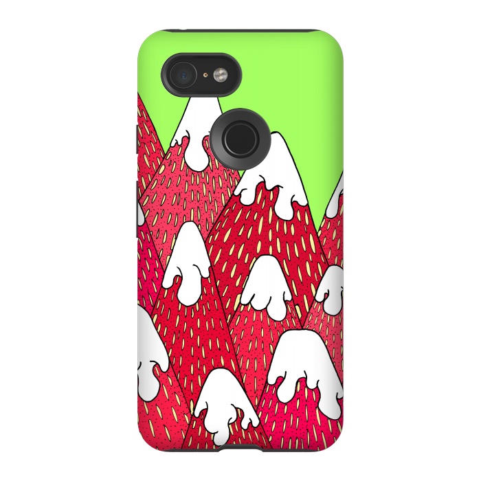Pixel 3 StrongFit Strawberry Mountains by Steve Wade (Swade)