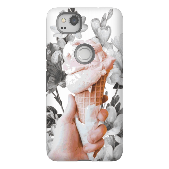 Pixel 2 StrongFit Floral Ice-Cream by Zala Farah