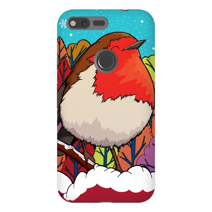 Pixel XL StrongFit The Big Red Robin by Steve Wade (Swade)