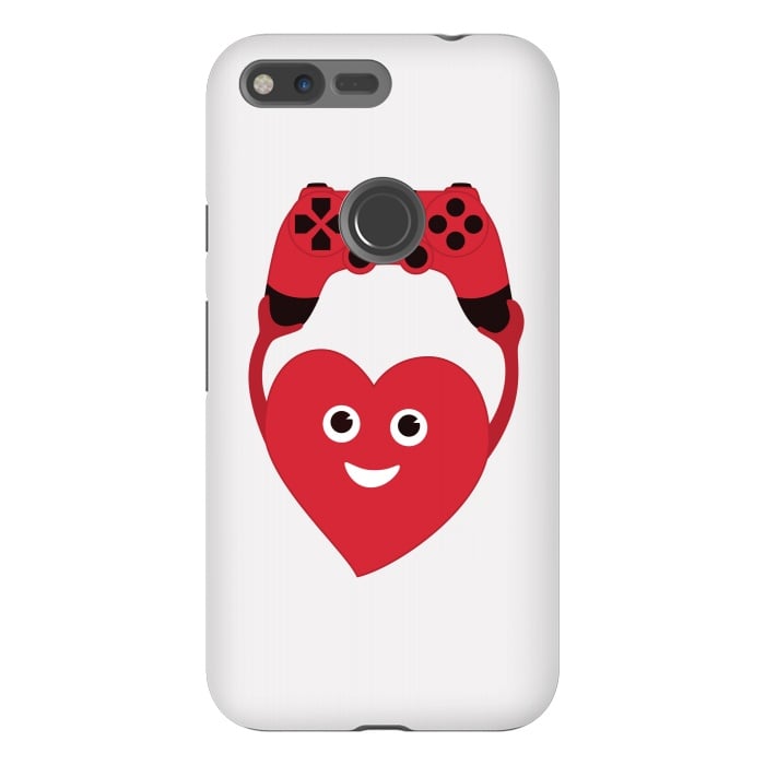 Pixel XL StrongFit Cute Geek Gamer Heart by Boriana Giormova
