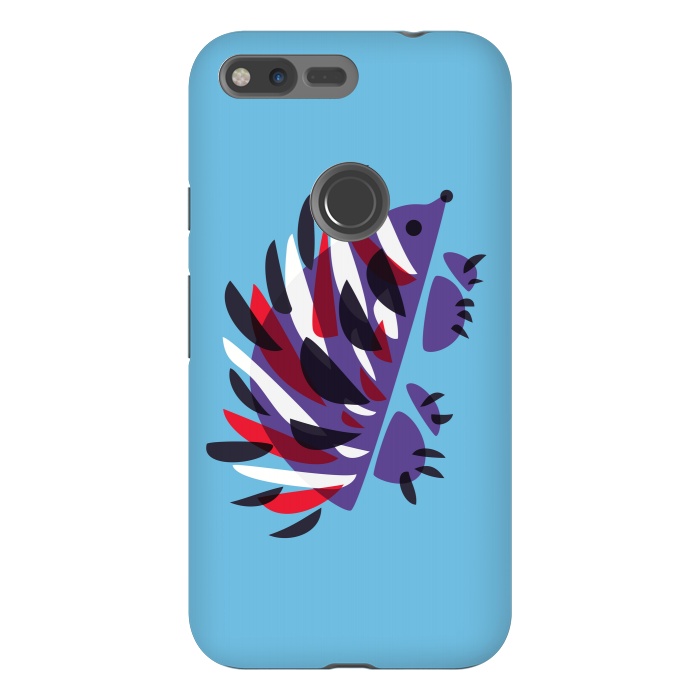 Pixel XL StrongFit Abstract Colorful Hedgehog by Boriana Giormova