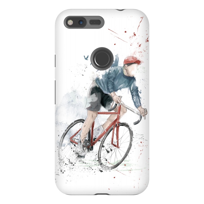 Pixel XL StrongFit I want to ride my bicycle by Balazs Solti