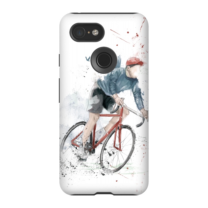 Pixel 3 StrongFit I want to ride my bicycle by Balazs Solti