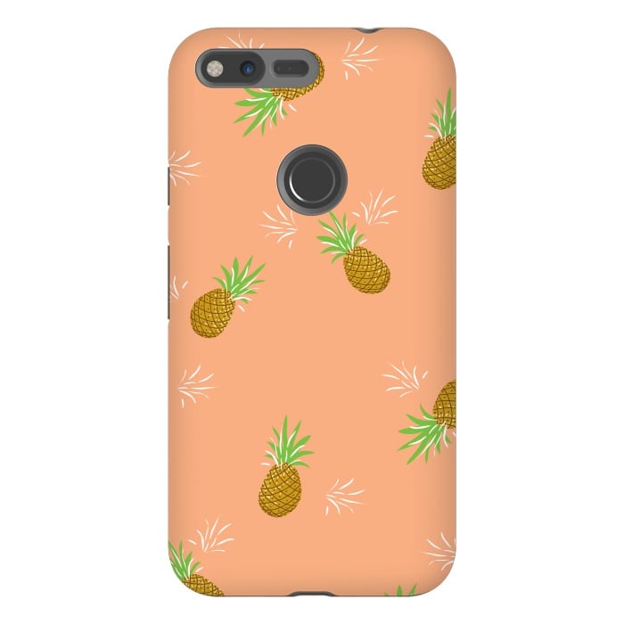 Pixel XL StrongFit Pineapples in Guava by Zoe Charlotte