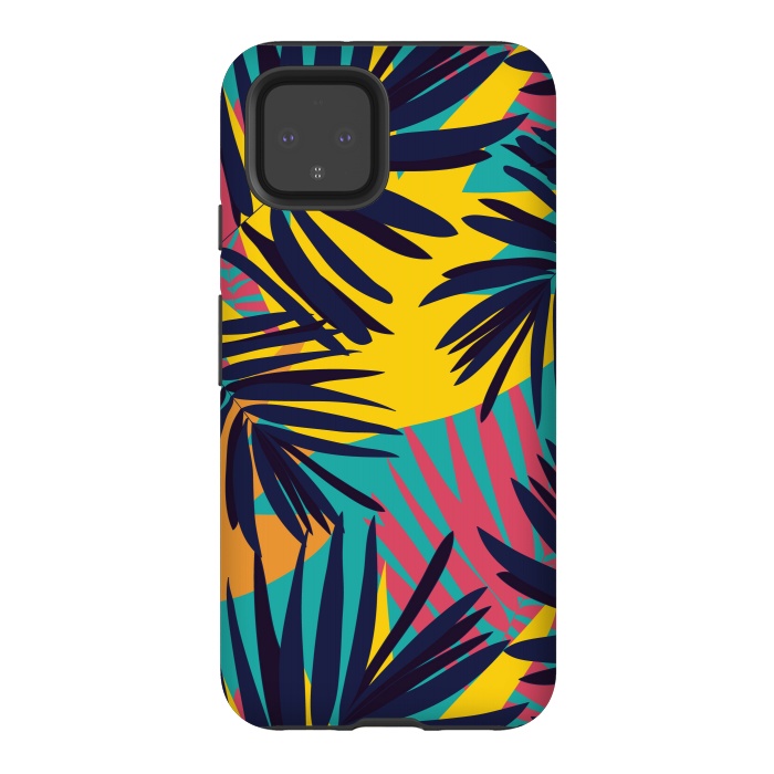 Pixel 4 StrongFit Tropical Jungle by Zoe Charlotte