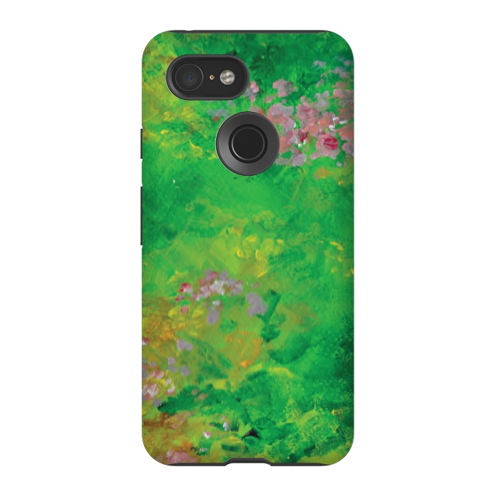 Pixel 3 StrongFit Impressionist Meadow by Zoe Charlotte