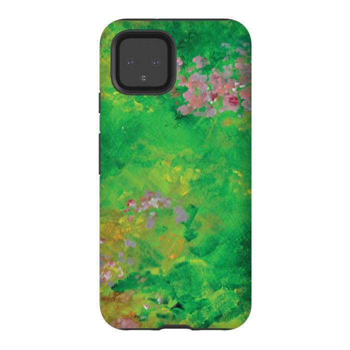 Pixel 4 StrongFit Impressionist Meadow by Zoe Charlotte