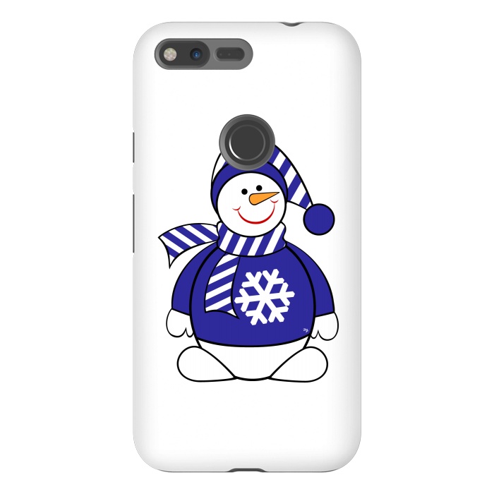 Pixel XL StrongFit Cute snowman by Martina