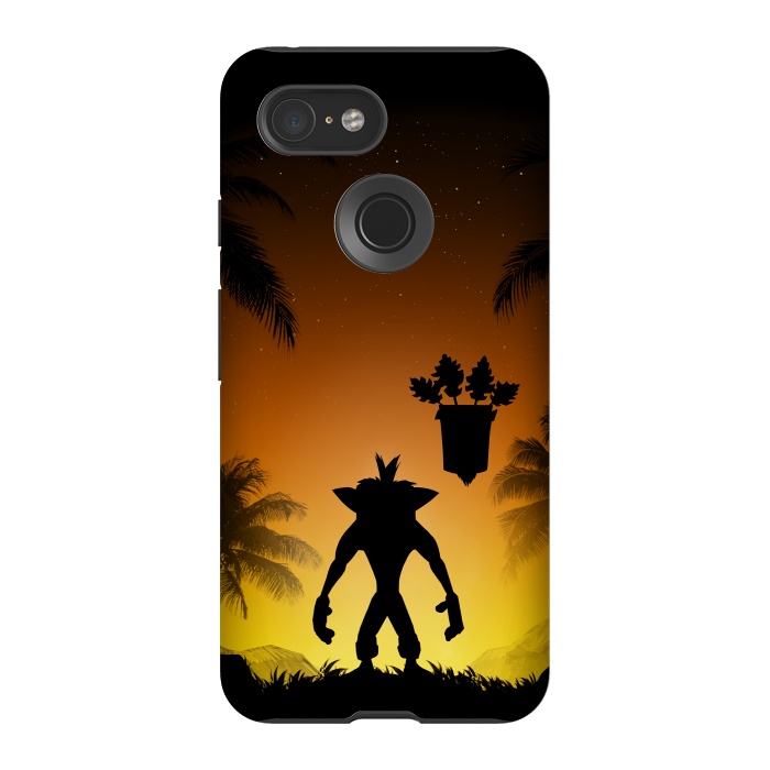 Pixel 3 StrongFit Protector of the island by Denis Orio Ibañez