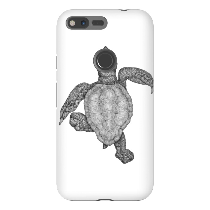 Pixel XL StrongFit Baby Sea Turtle by ECMazur 