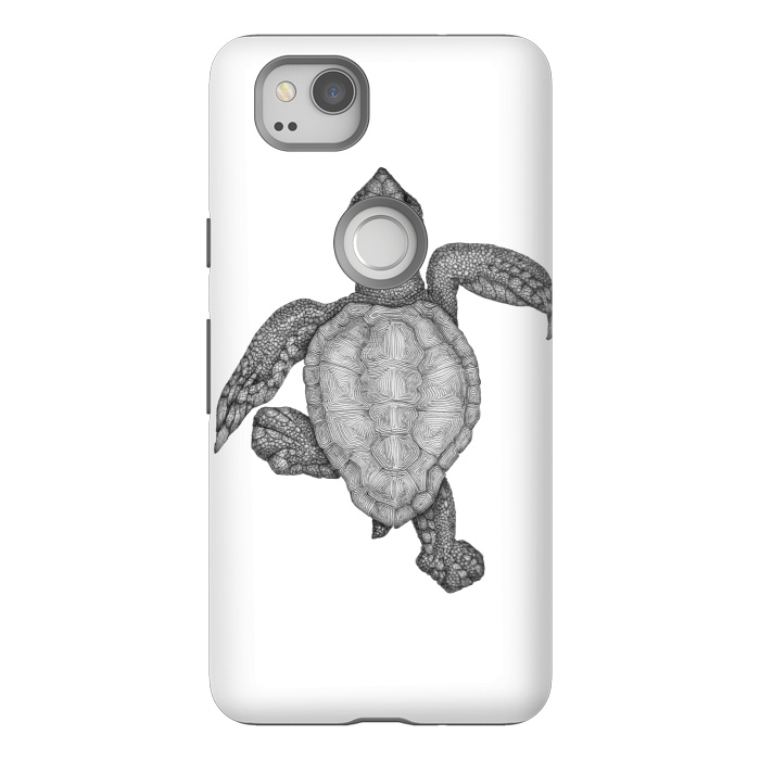 Pixel 2 StrongFit Baby Sea Turtle by ECMazur 