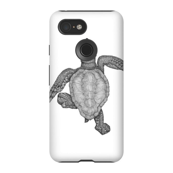 Pixel 3 StrongFit Baby Sea Turtle by ECMazur 