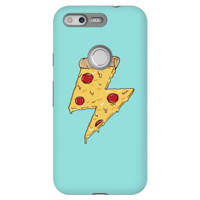 Pixel StrongFit Pizza power green by Coffee Man