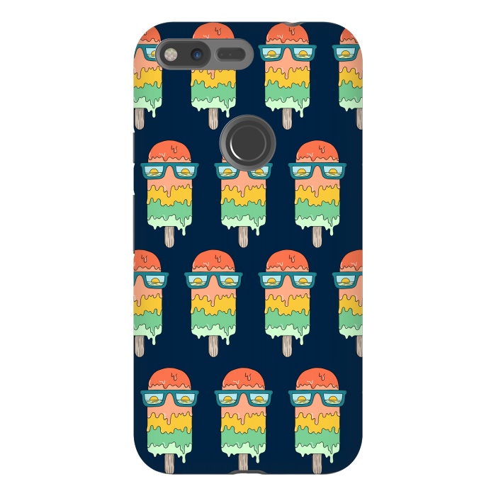 Pixel XL StrongFit Hot Ice Cream pattern by Coffee Man