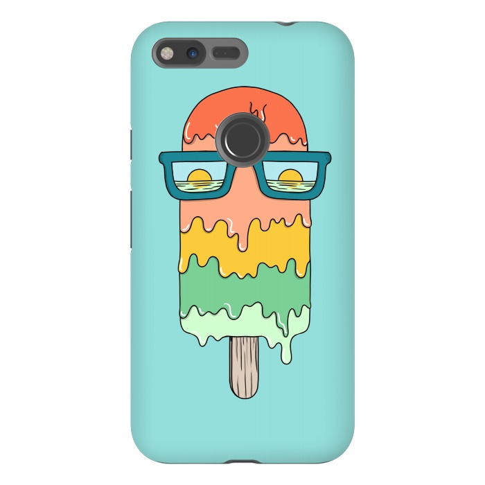 Pixel XL StrongFit Hot Ice Cream Green by Coffee Man