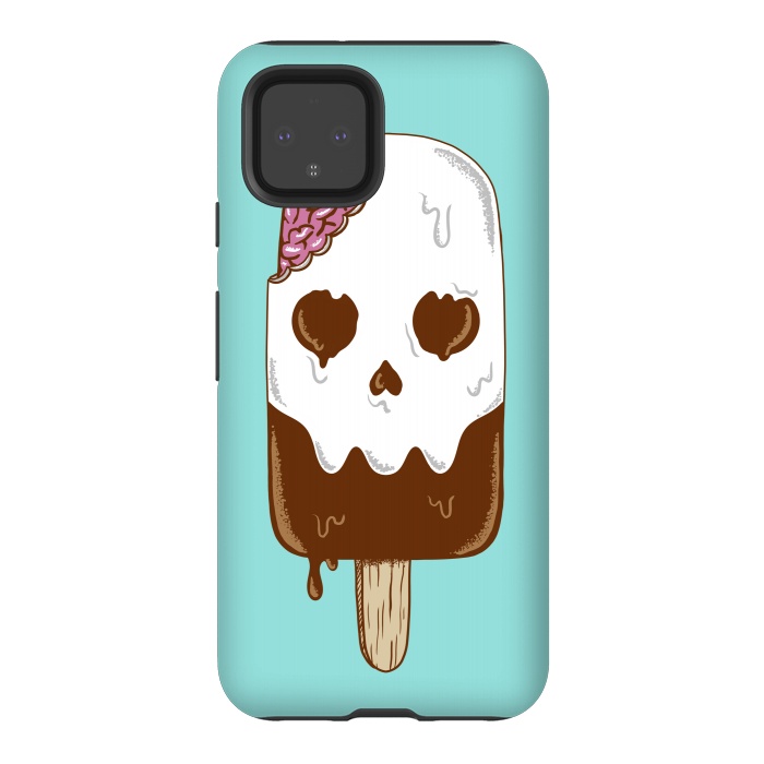 Pixel 4 StrongFit Skull Ice Cream by Coffee Man